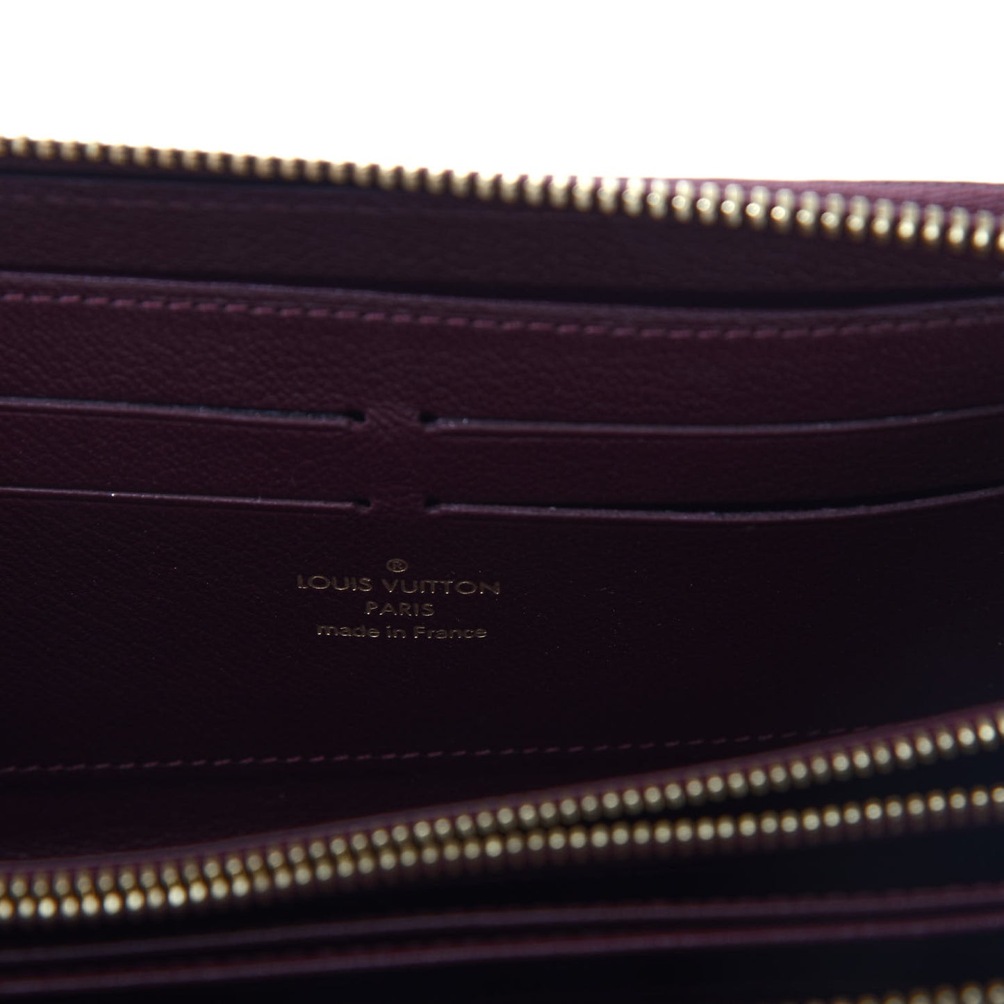 Ostrich Zippy Wallet Prune