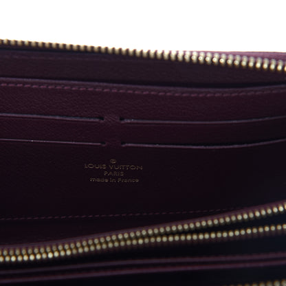 Louis Vuitton Ostrich Zippy Wallet Prune 6 of 9