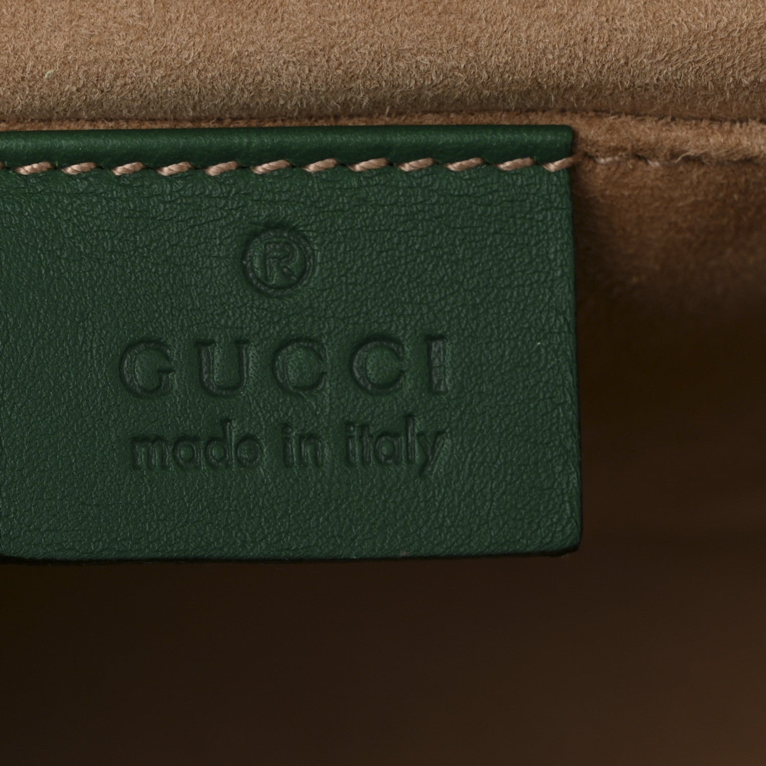 Gucci Calfskin Studded Small Padlock Shoulder Bag Emerald 6 of 12