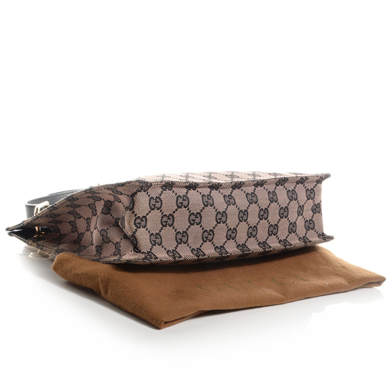 Gucci Monogram Eclipse Messenger Bag Black 4 of 7