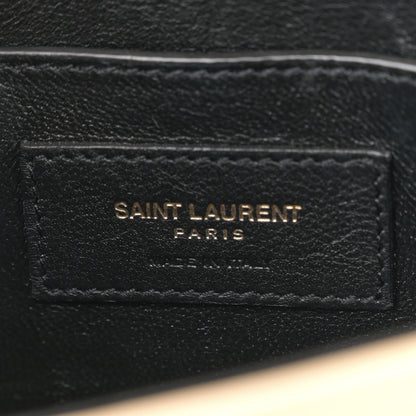 Saint Laurent Smooth Calfskin Small Solferino Satchel Ivory Natural 6 of 14