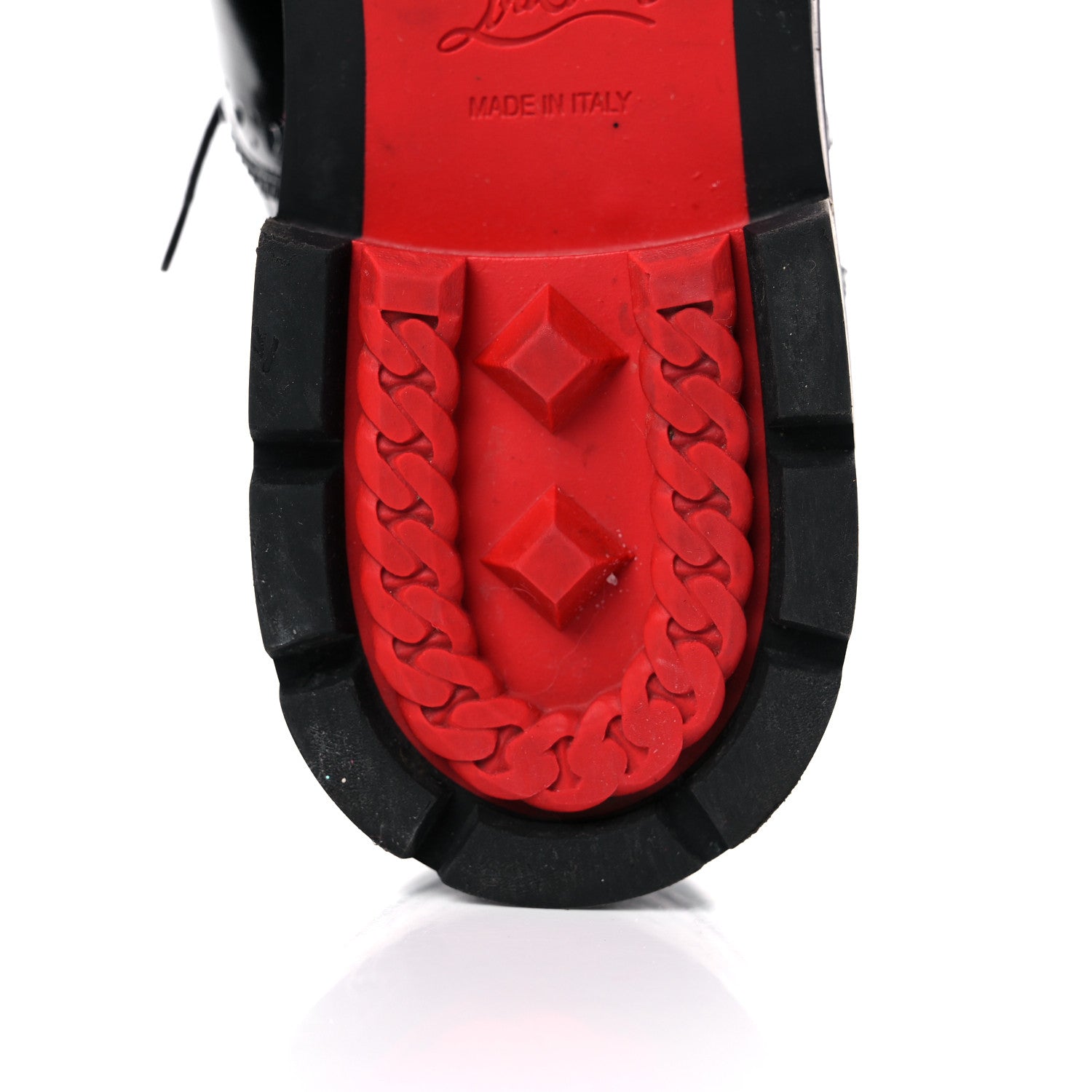 Christian Louboutin Patent Charletta Brogue Oxfords 37.5 Black 9 of 14
