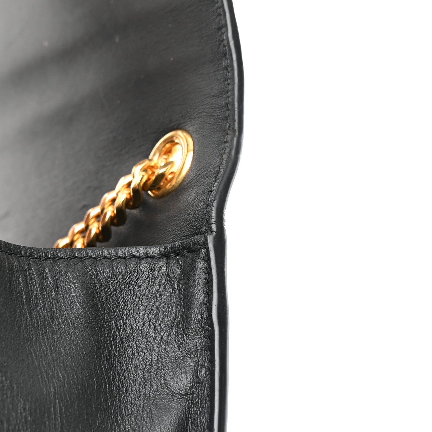 Saint Laurent Calfskin Small Classic Monogram Kate Tassel Satchel Black 11 of 17