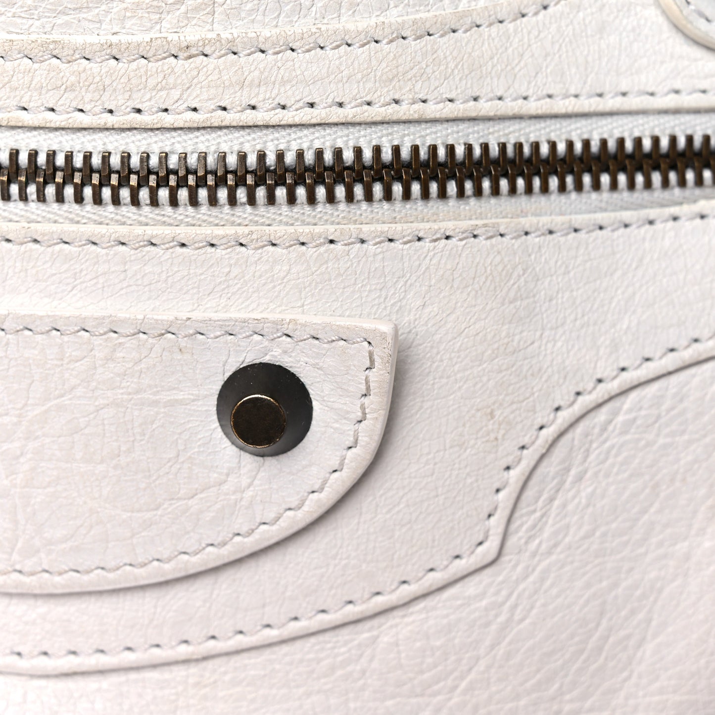 Agneau Classic Hardware Mid Day White