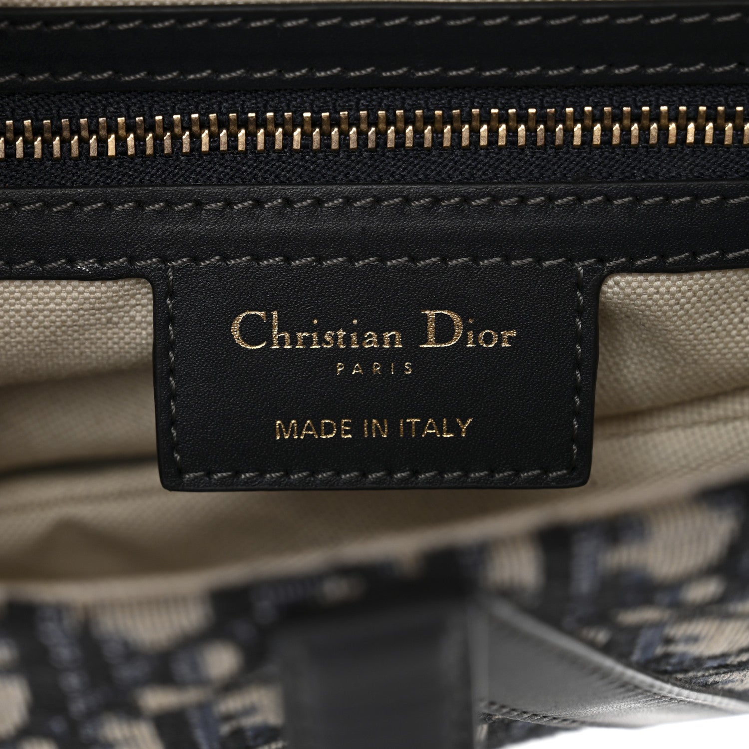 Christian Dior Oblique Saddle Bag Blue 6 of 10