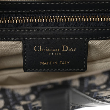 Christian Dior Oblique Saddle Bag Blue 6 of 10