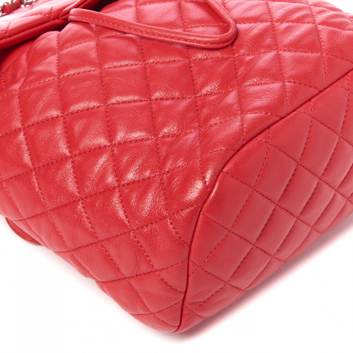 Chanel Lambskin Quilted Small Urban Spirit Backpack Red 5 of 11