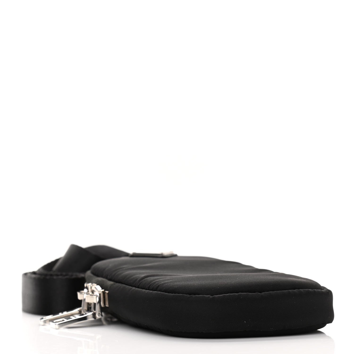 Prada Tessuto Nylon Pocket Mini Bag Black 4 of 9