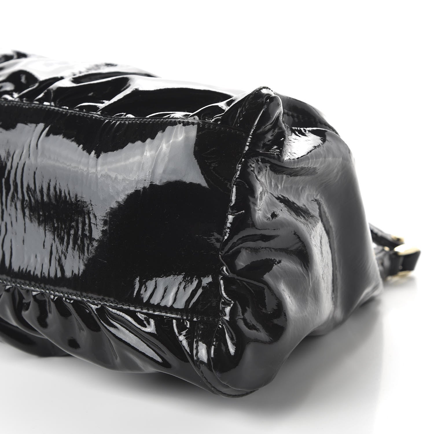 Gucci Patent Large D Ring Hobo Black 7 of 10