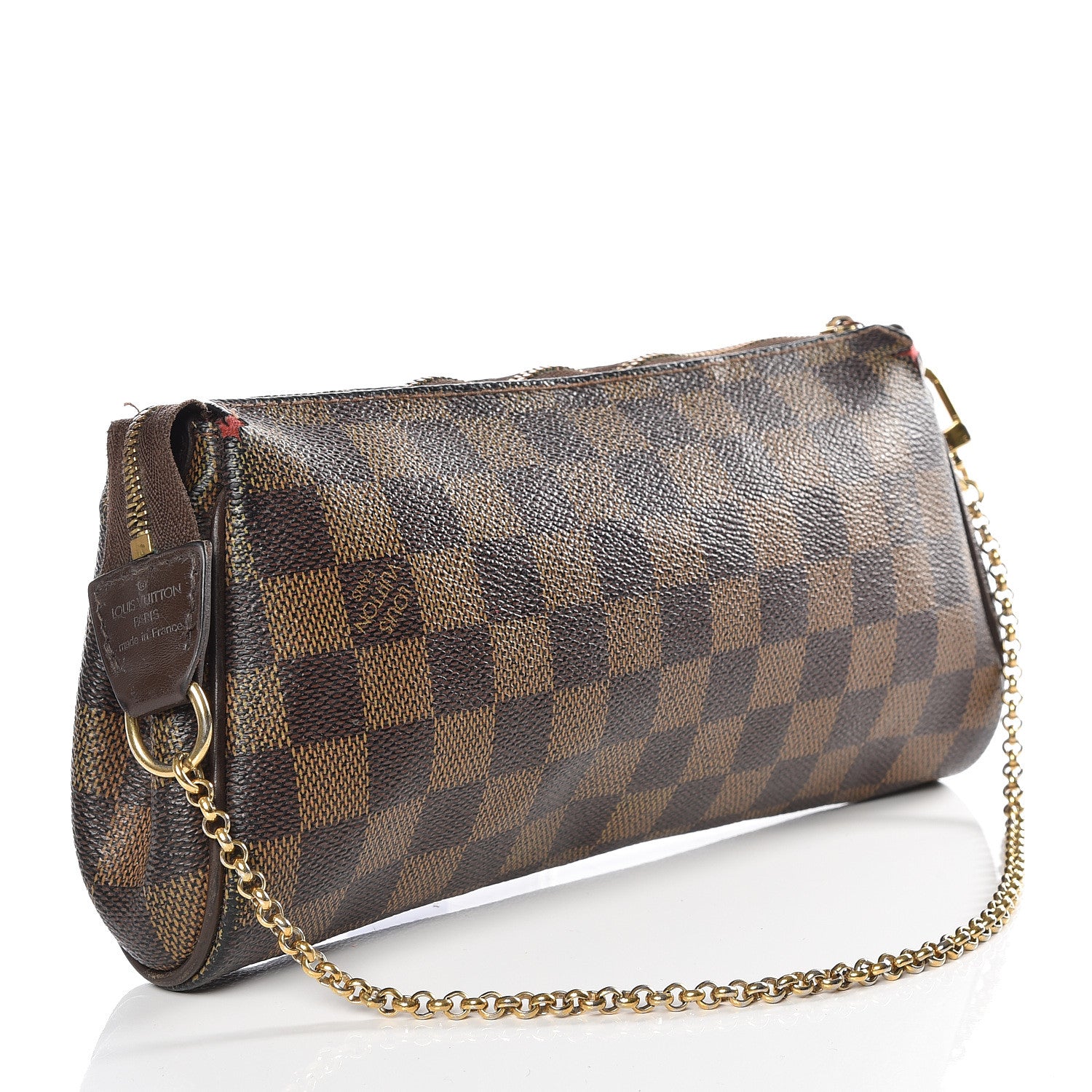 Louis Vuitton Damier Ebene Eva Clutch 2 of 10