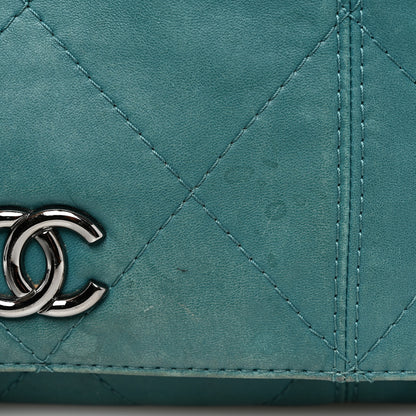 Chanel Lambskin Quilted Large Soft Touch Flap Green 11 of 12