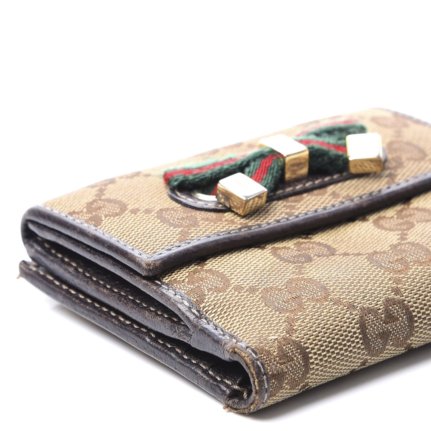 Monogram Princy Compact French Flap Wallet Brown