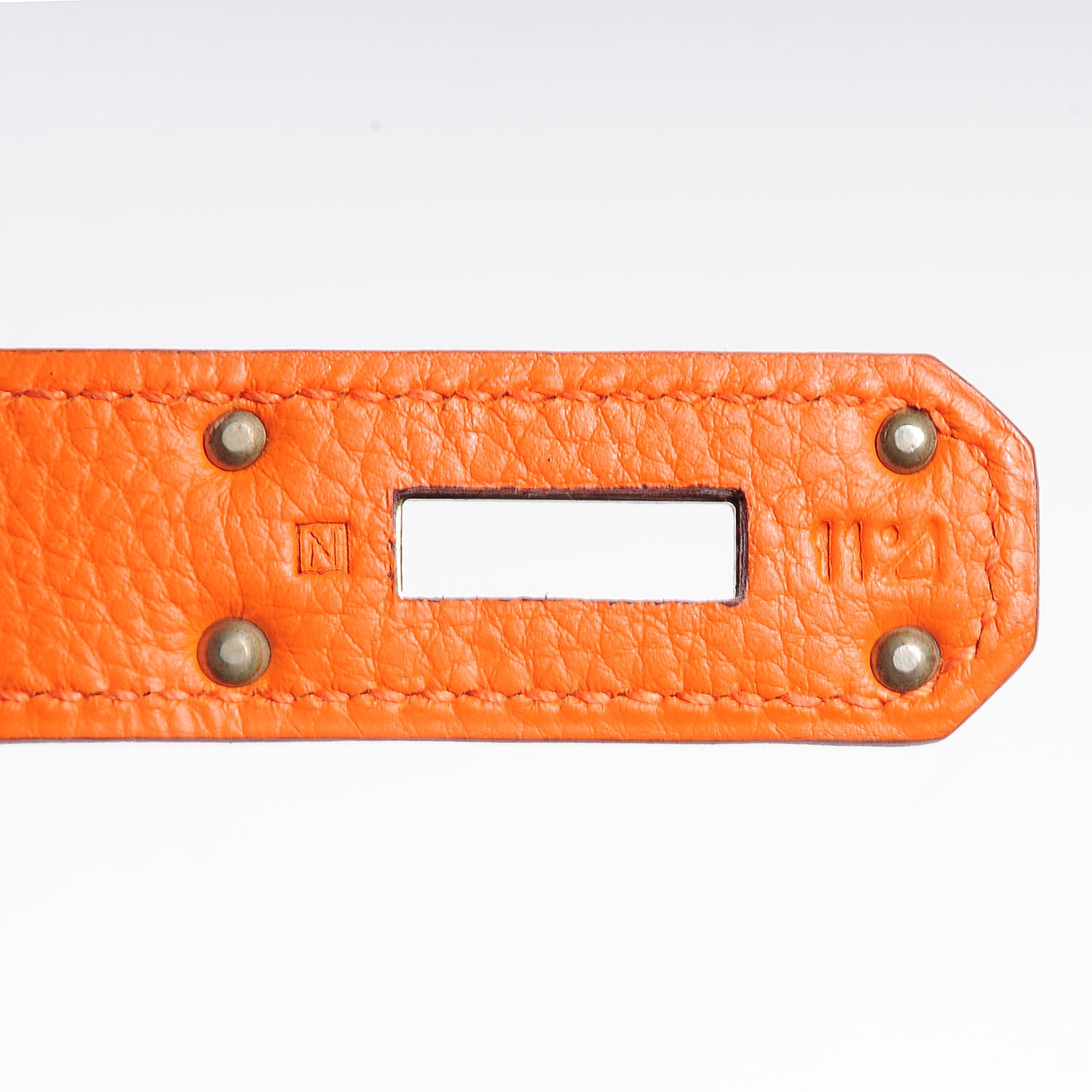 Hermes Togo Shoulder Kelly 40 Orange 10 of 21