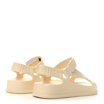 Fendi Rubber FF Sporty Hiker 25mm Sandals 38 Chalk 5 of 10
