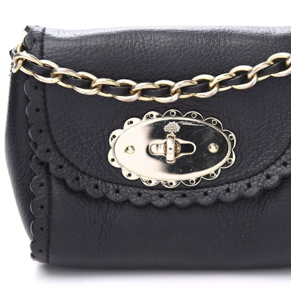 Mulberry Soft Matte Calfskin Mini Cookie Flap Black 9 of 9