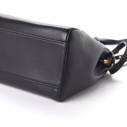 Fendi Nappa Mini Peekaboo Iconic Satchel Black 7 of 7