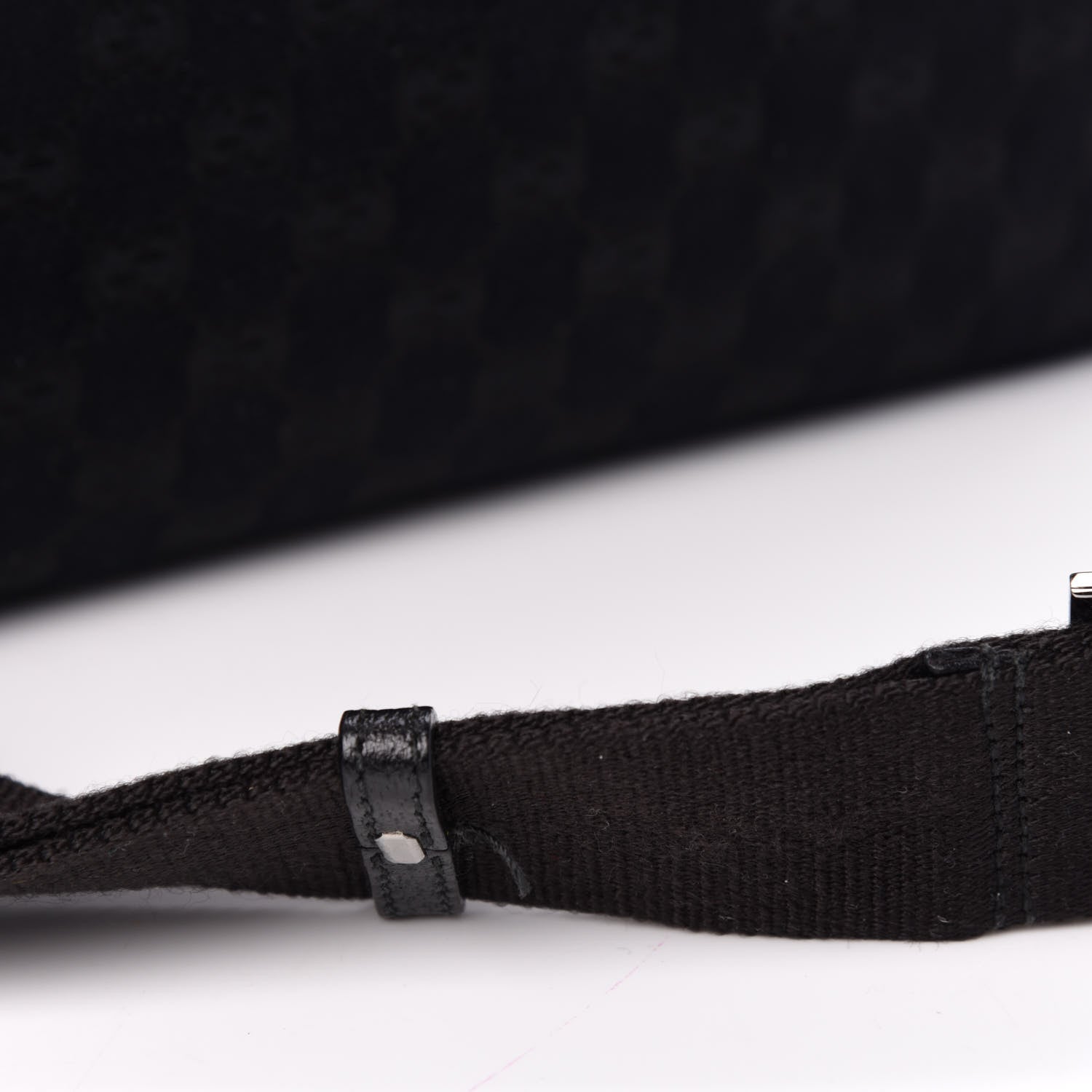 Gucci Monogram Small Flap Messenger Bag Black 10 of 11