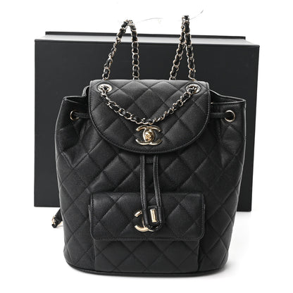Chanel Caviar Quilted Backpack Bag Black 11 of 11