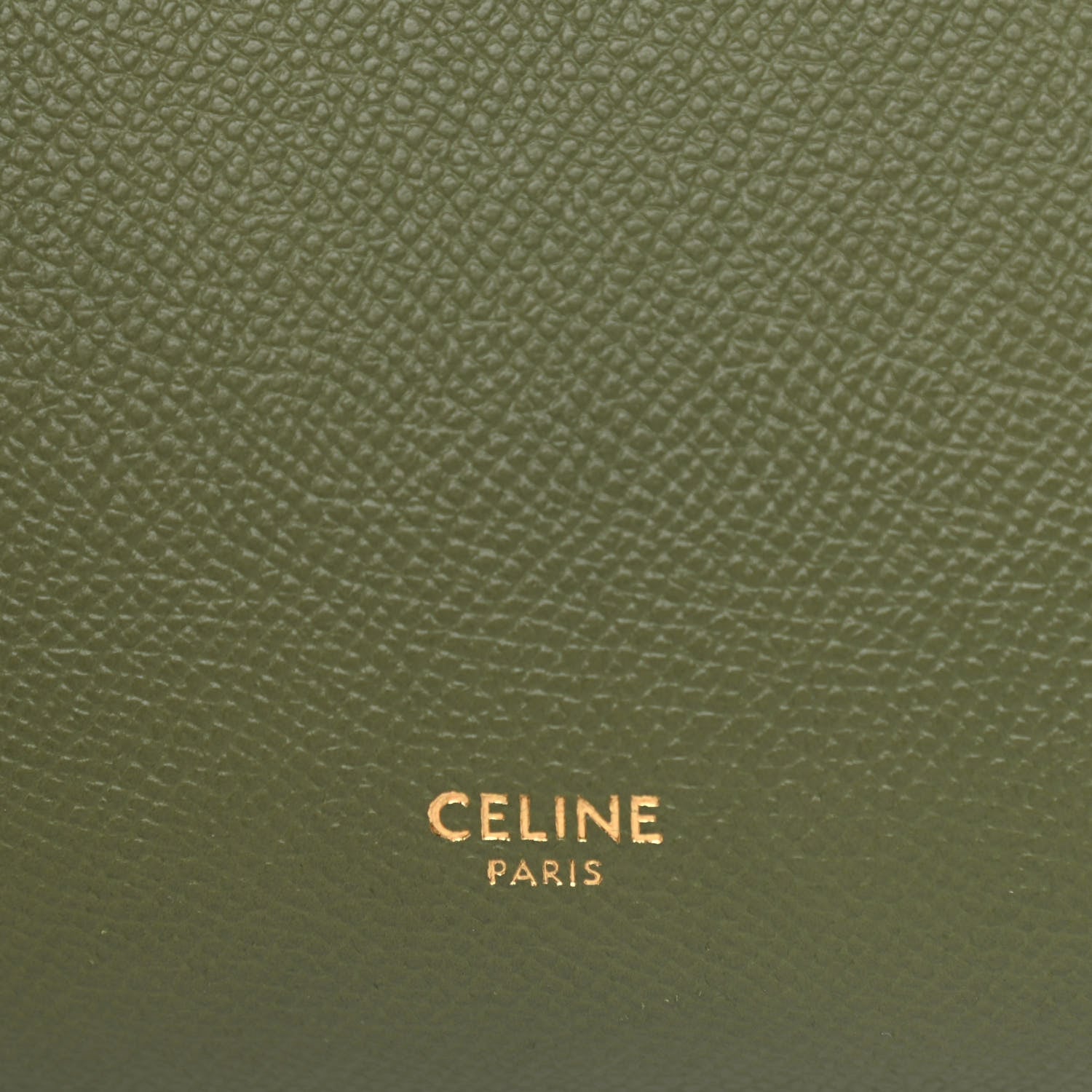 Celine Grained Calfskin Micro Belt Bag Army Green 6 of 11