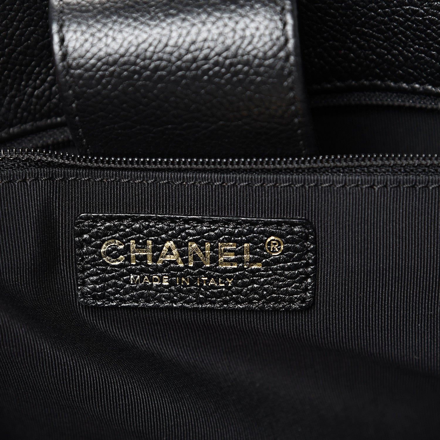 Chanel Calfskin Cerf Executive Shopper Tote Black 5 of 13