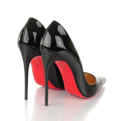 Christian Louboutin Patent So Kate 120 Pumps 38 Black 4 of 8