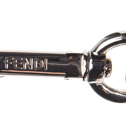 Fendi Silver Fox Fur Vitello Elite Monster Bag Bug Cube Charm Multicolor 4 of 5