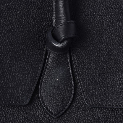 Celine Crisped Calfskin Small Tie Knot Tote Black 7 of 9