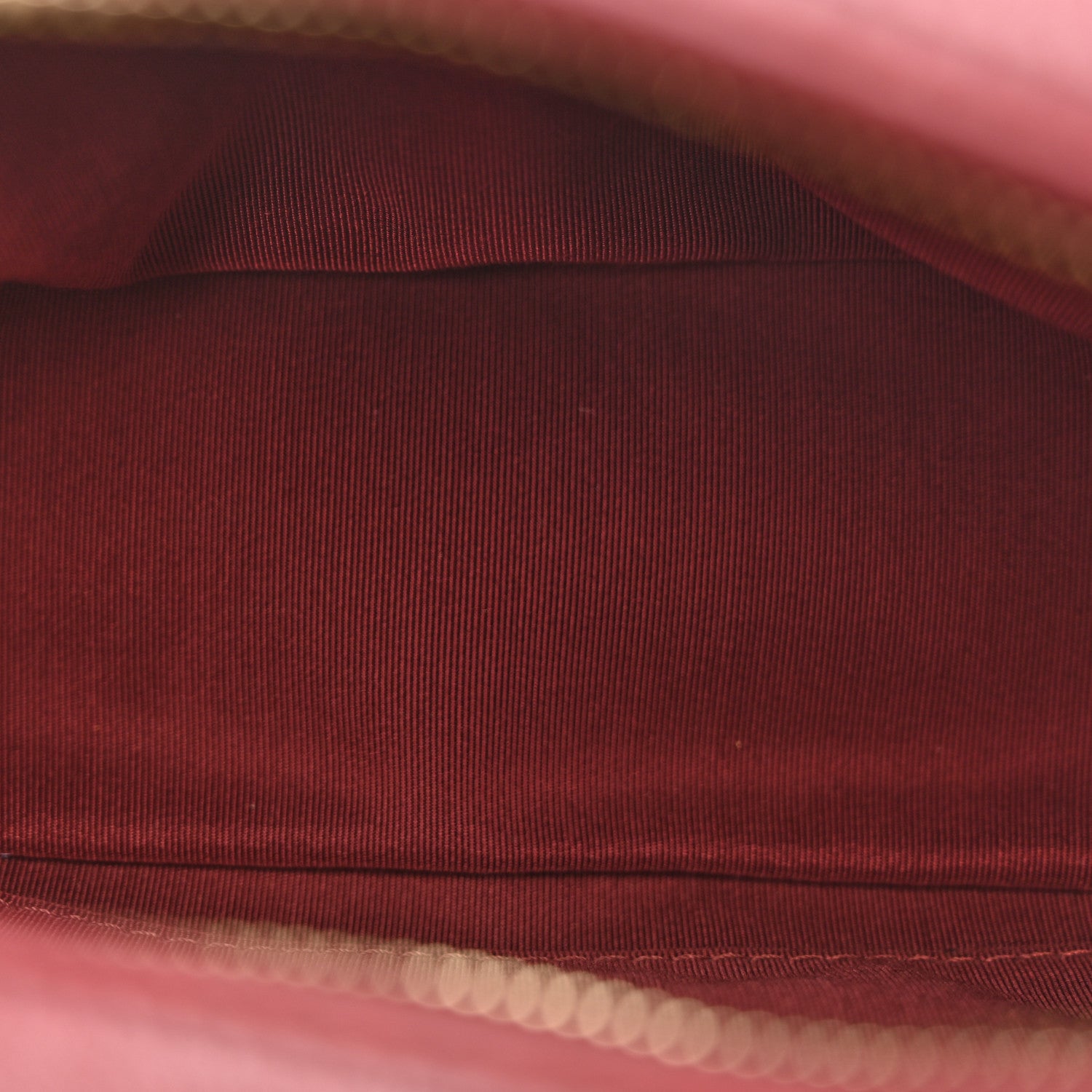 Chanel Calfskin Quilted CC Small Vanity Case Dark Red 5 of 14