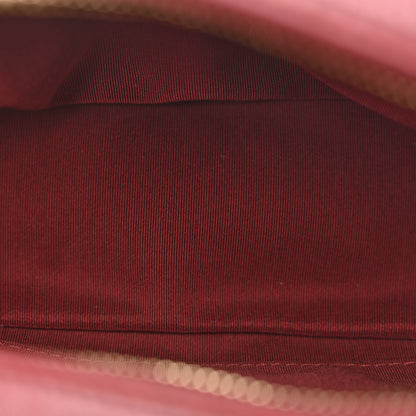 Chanel Calfskin Quilted CC Small Vanity Case Dark Red 5 of 14