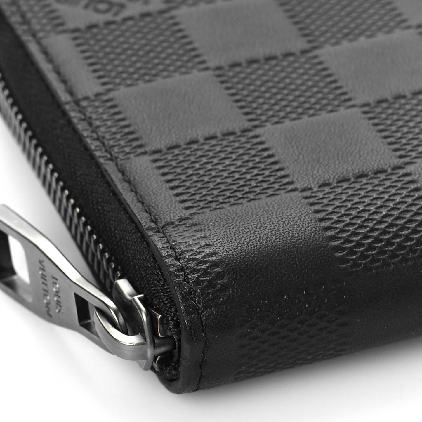 Damier Infini Zippy Vertical Wallet Granit