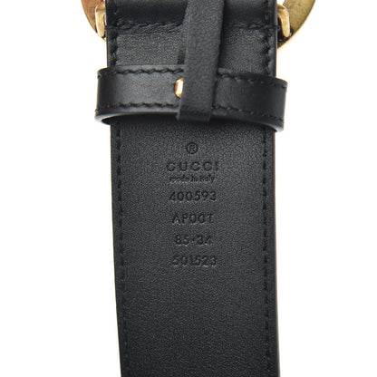 Gucci Calfskin Double G 40mm Belt 85 34 Black 5 of 5