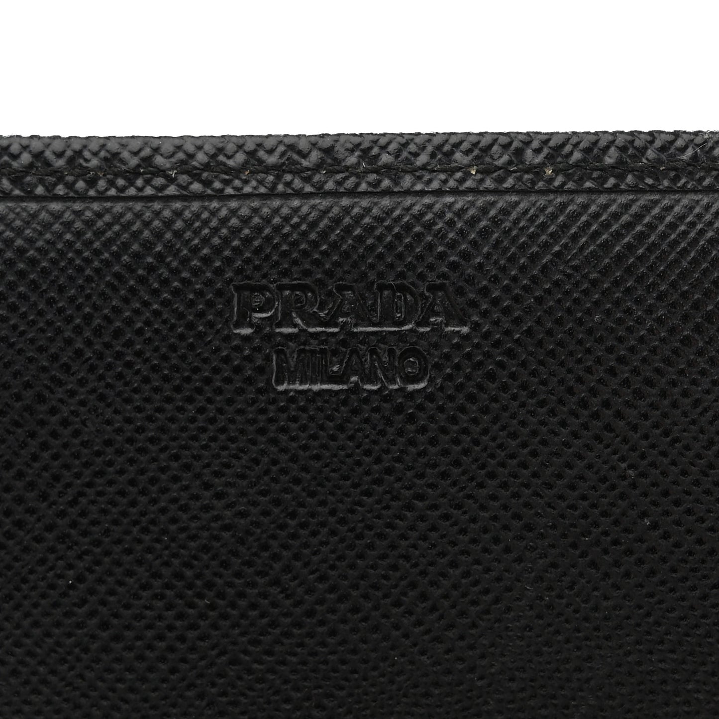 Saffiano Bow Continental Wallet Black