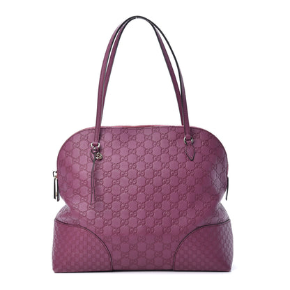 Gucci Guccissima Signature Medium Bree Shoulder Bag Peonia Flower 1 of 14
