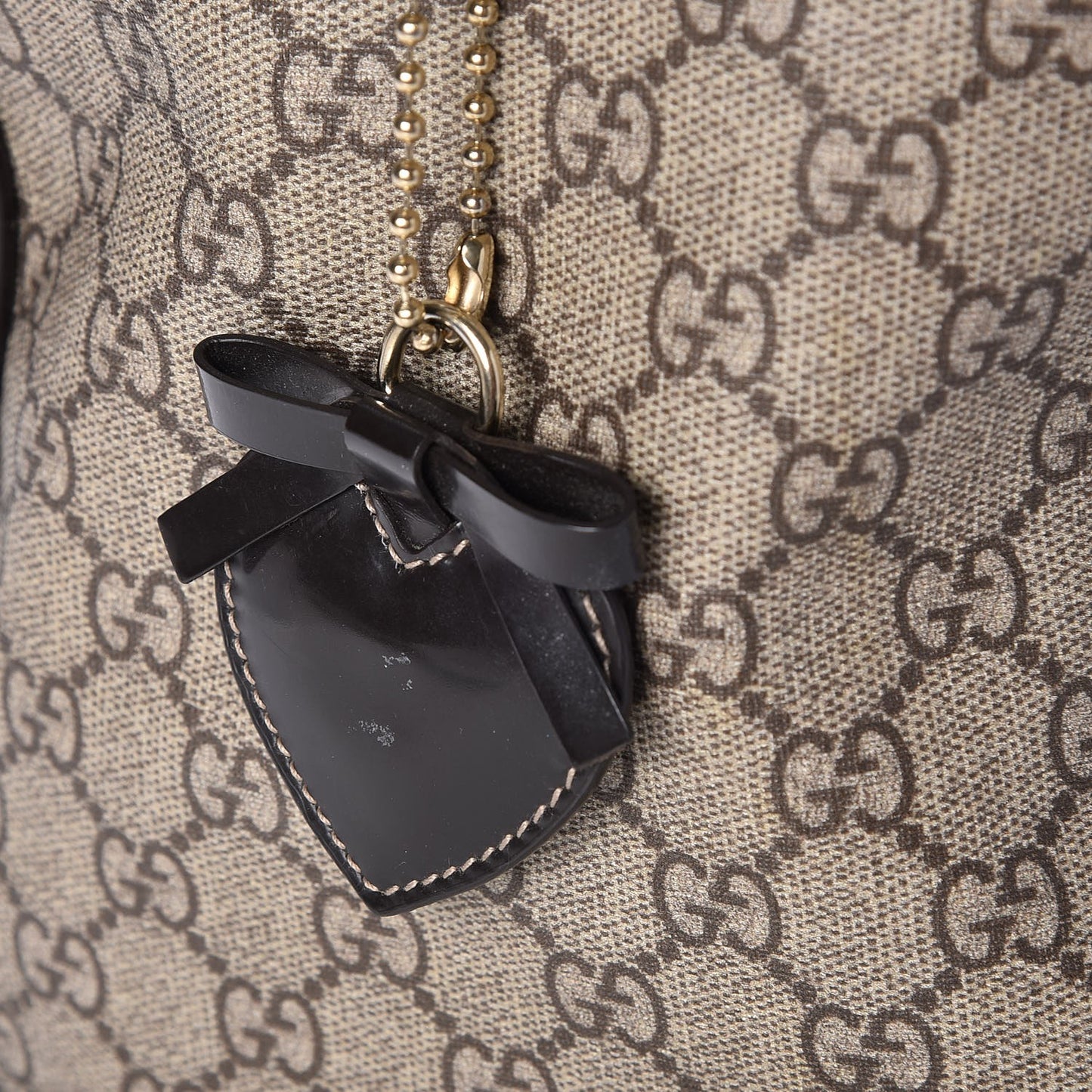 GG Plus Monogram Tattoo Heart Medium Joy Boston Dark Brown