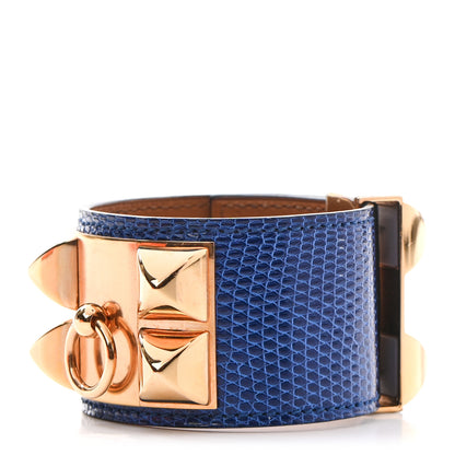 Hermes Lizard Collier De Chien CDC Bracelet T2 Mykonos 1 of 7