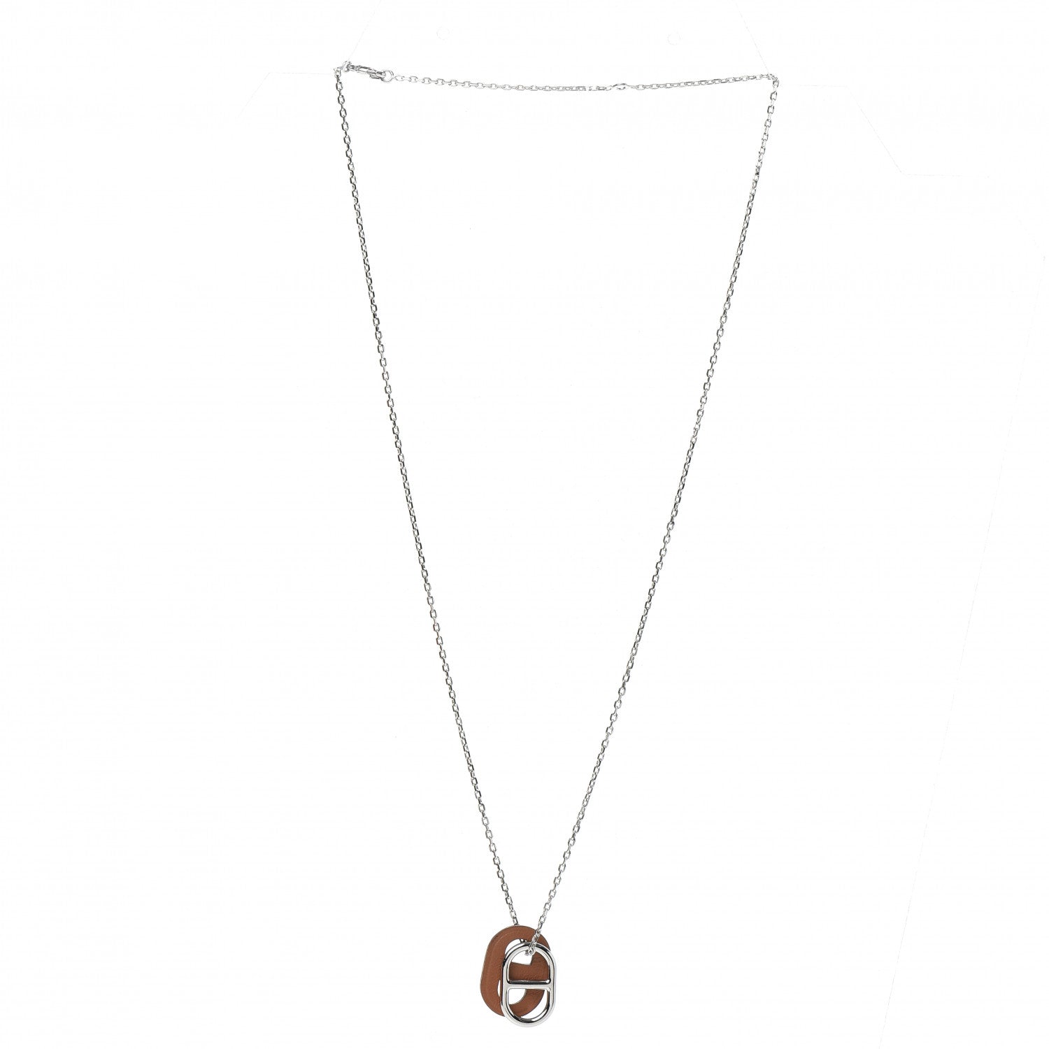 Hermes Swift O'Maillon Pendant Necklace Gold 3 of 6