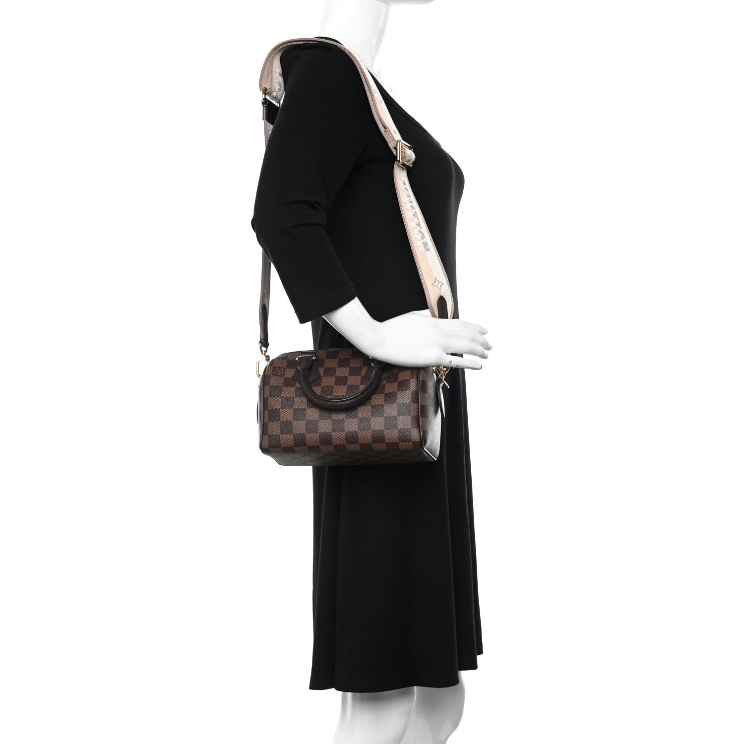 Louis Vuitton Damier Ebene Speedy Bandouliere 20 2 of 12