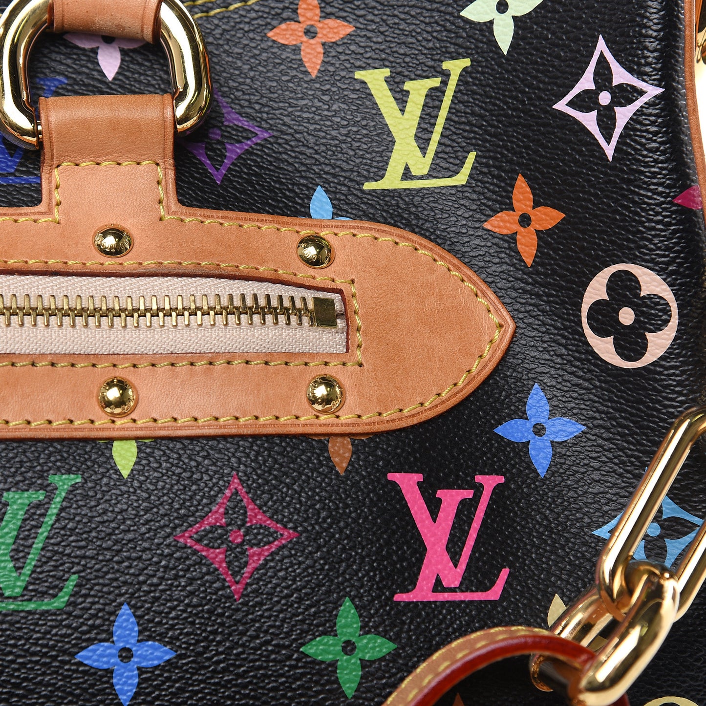 Monogram Multicolor Rita Black