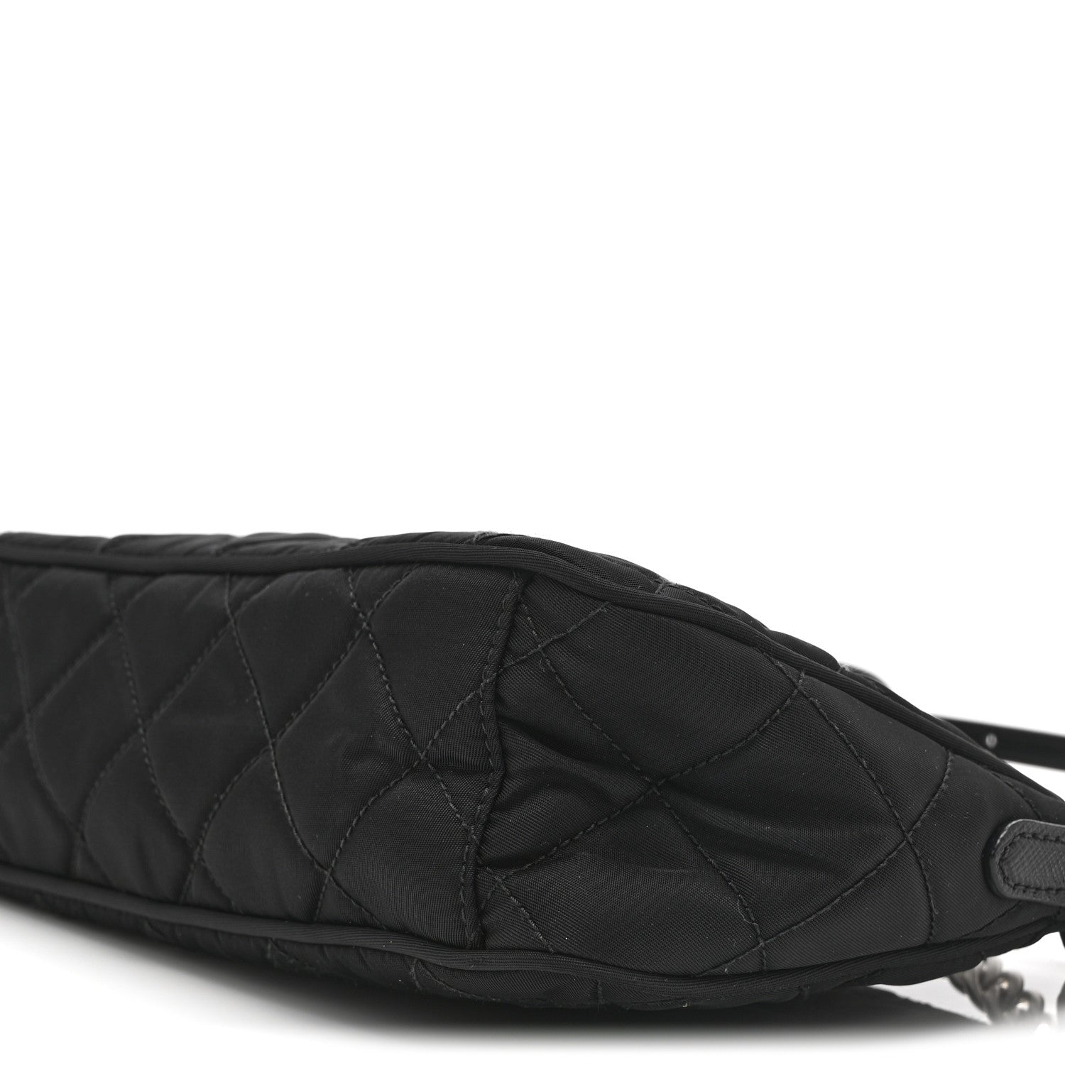 Prada Nylon Tessuto Impuntu Quilted Crossbody Bag Black 10 of 10