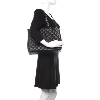 Chanel Caviar Quilted Grand Shopping Tote GST Black 2 of 11