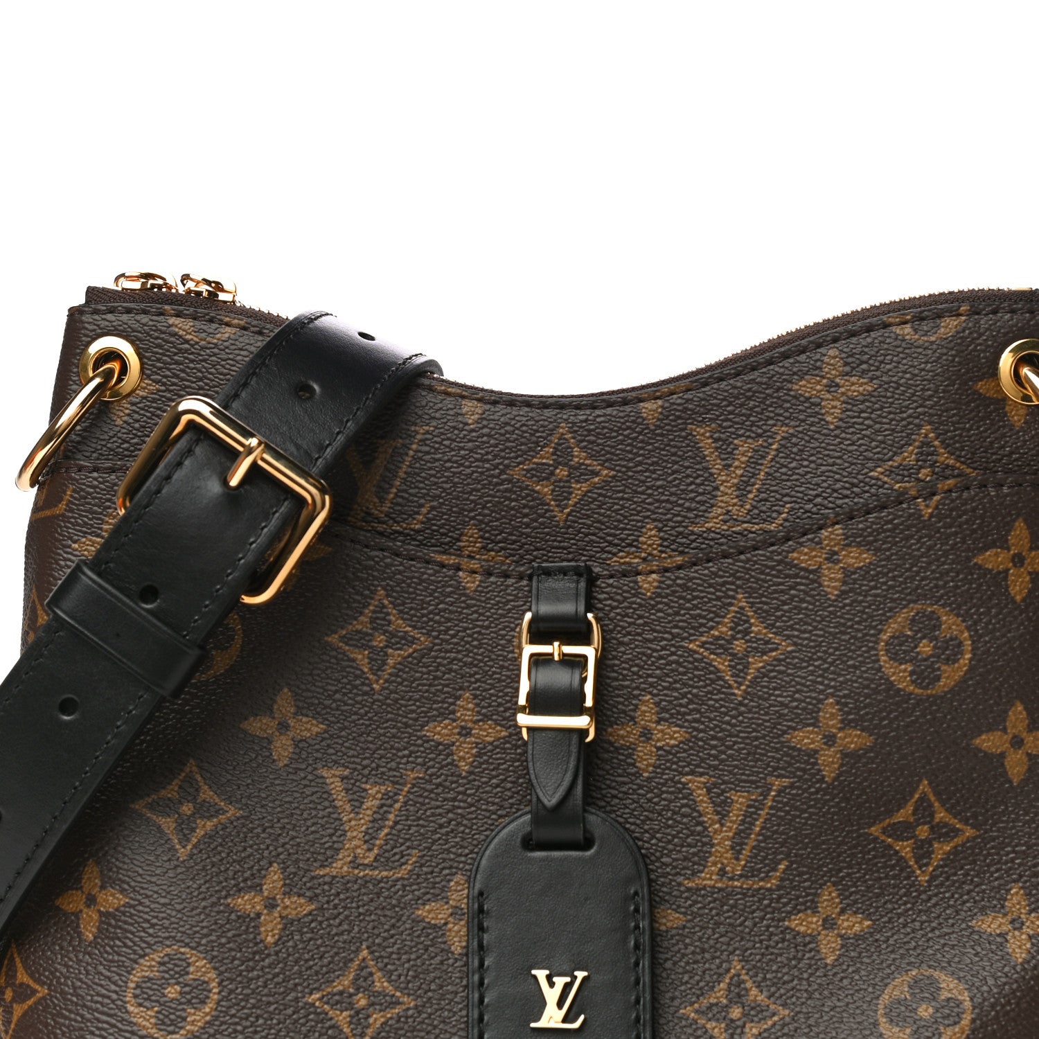Louis Vuitton Monogram Odeon PM Black 7 of 11