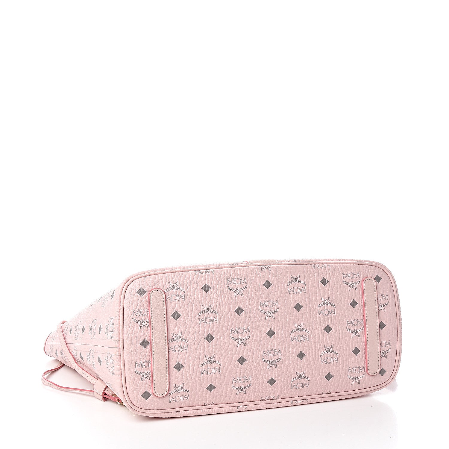 MCM Visetos Medium Liz Reversible Shopper Tote Soft Pink 3 of 14