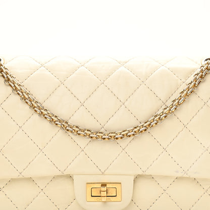 Chanel Aged Calfskin Quilted 2.55 Reissue 226 Flap Ivory 15 of 15