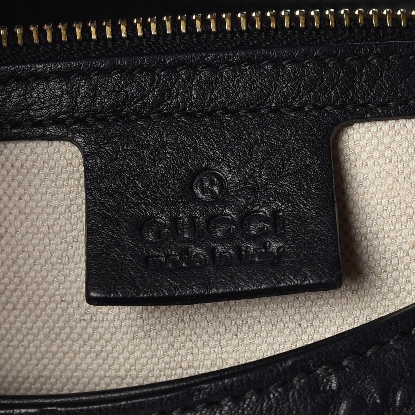 Guccissima Medium Emily Hobo Black