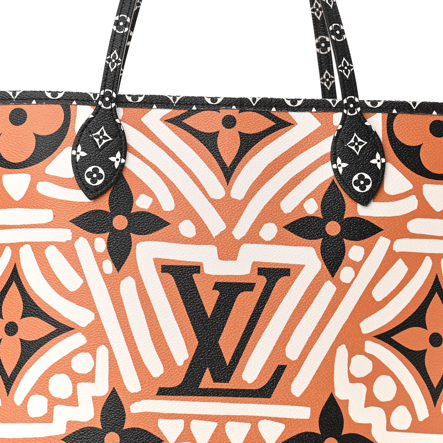 Monogram Giant Crafty Neverfull MM Creme Caramel
