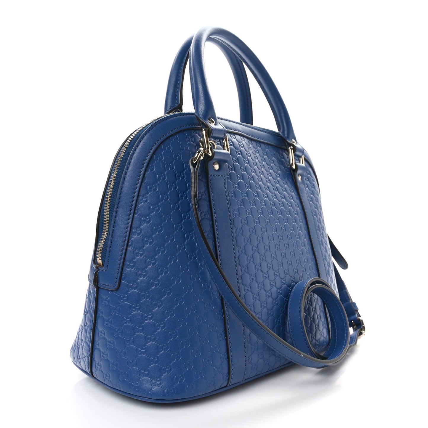 Soft Microguccissima Medium Dome Bag Caspian