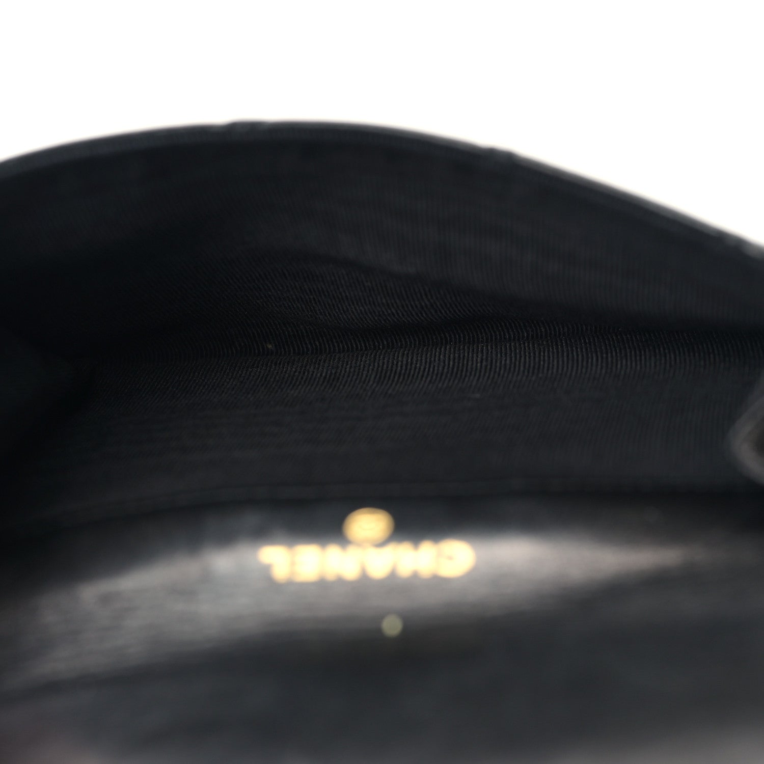 Chanel Calfskin Diamond Stitched Compact Wallet Black 6 of 12