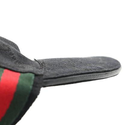Gucci Monogram Web Baseball Hat XL Black 11 of 12