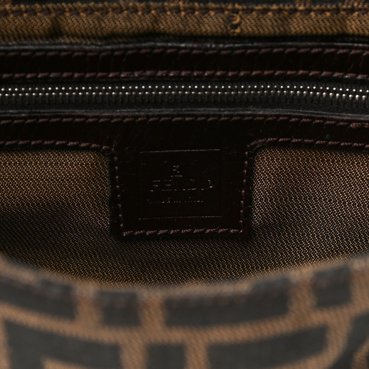 Fendi Zucca Baguette Tobacco 6 of 12