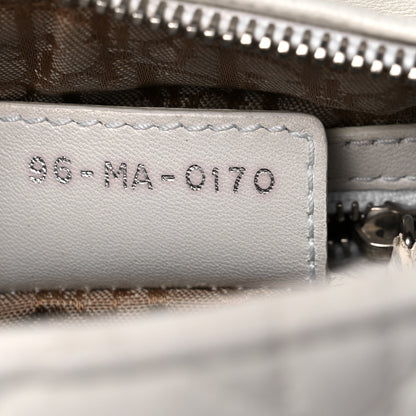 Christian Dior Lambskin Cannage Medium Lady Dior White 7 of 13